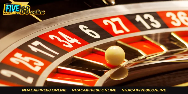 Roulette FIVE88 - Vòng Quay Kịch Tính Cùng Thưởng Lớn Nhiều cửa cược hấp dẫn có tỷ lệ thưởng cạnh tranh